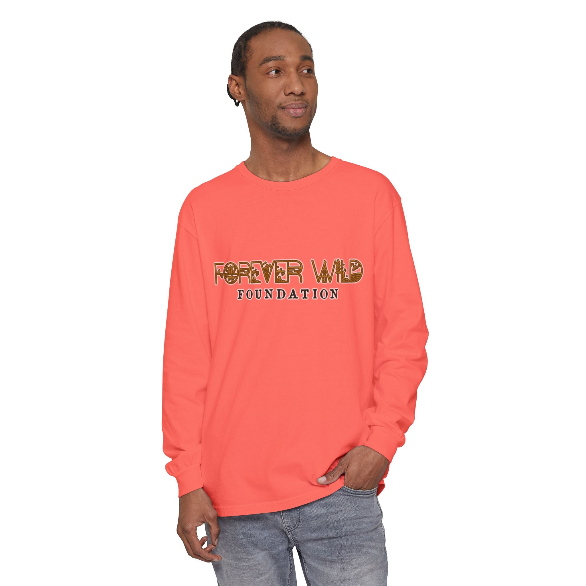 Forever Wild Foundation logo Long Sleeve T-Shirt | Nature Conservation