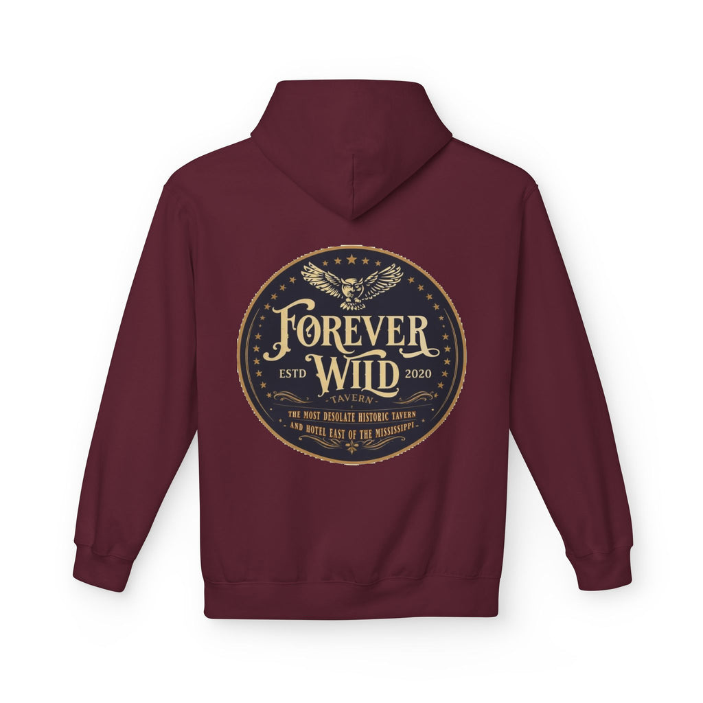 Forever Wild Tavern Hoodie — Historic Logo Large Front Logo